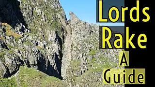 Lords Rake - A Route Guide up this famous gully scramble on Scafell - Lake District Walks & Hiking