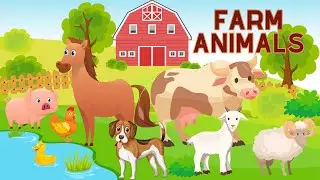 Farm animals for kids | Farm animal sound