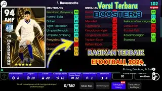 Cara Racik F. Buonanotte Golden boy Max Level Rating Efootball mobile 2024