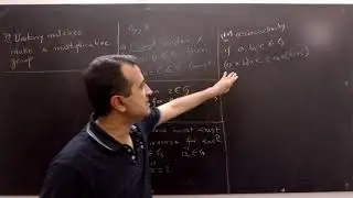Quantum Computing: Unitary Matrices Make Multiplicative Group