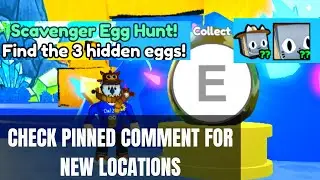 Scavenger ALL 3 Hidden Eggs Location - Pet Simulator X UPDATE (CHECK DESC)