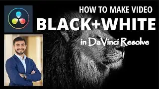 How to make BLACK & WHITE video in DaVinci Resolve [CUSTOM COLOR GRADE] - Resolve Basic Tutorials