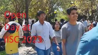 Huge crowd on the Open day at IISC, Bangalore, 2023.