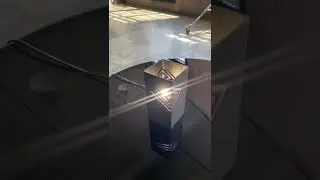 Интерьерный светильник из металла IRON LIGHT, МЕАНДР. Авторская ручная работа.