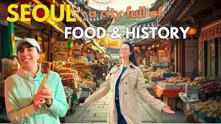 Seoul Food Tour & History | Korea Travel Vlog | Kwangjang Market