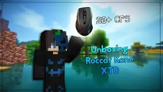 Unboxing the Best Drag Clicking Mouse for Minecraft (Roccat Kone XTD) (20+ CPS)