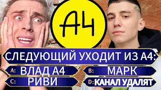 ТЕСТ А4: НАСКОЛЬКО ХОРОШО ТЫ ЗНАЕШЬ ВЛАДА А4 И ЕГО КОМАНДУ? | КВИЗ А4!