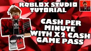 How to Make a Cash Per Minute with a X2 Cash Game Pass | Roblox Studio Tutorial