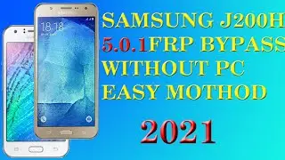 SAMSUNG J200H 5 0 1 FRP BYPASS (WITHOUT PC)