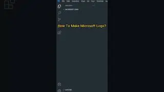 how To Make Microsoft Logo..??🤔 | HTML | CSS #shorts #treanding #youtubeshorts #feed