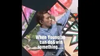 When Choi Youngjae GOT7 can do & win something...