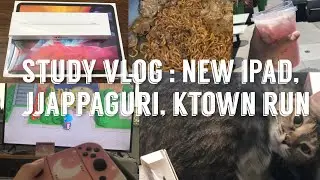 [STUDY VLOG] iPad 2020, KTown, Animal Crossing, Ram-Don