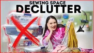 Big Sewing Space DECLUTTER - let's do it together! (Ep 1)