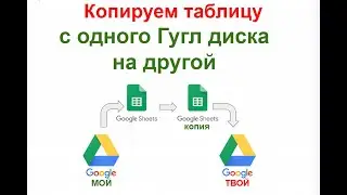 Скопировать таблицу на свой гугл диск