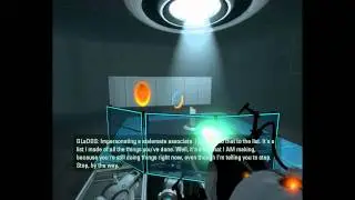 Let's Play Portal 2 |BLIND|HD| #9 Och nee...