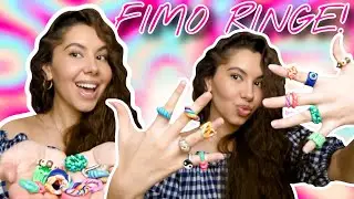 DIY FIMO RINGE! 🌼 - Chunky Clay Rings✨ | Valeria Greb