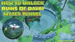 Ruin Of Dahri Water Tunnel Puzzle Solved || Genshin Impact