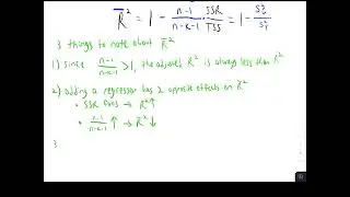 Adjusted R Squared