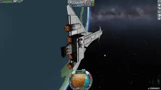 SSTO launch and landing in KSP