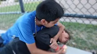 Scooter kid gets bullied at skatepark!!