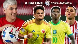 Colombia 3-0 Costa Rica / Paraguay 1-4 Brasil / Previa Chile-Canadá 