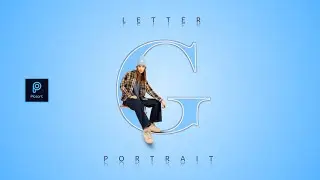 Letter ( G ) Portrait Design Tutorial in Pixellab and Picsart | Bangle Tutorial | 2024