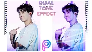 Cara Edit Dual Tone Effect di Picsart | Jhope bts | 7 | 방탄소년단