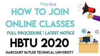 How To Join HBTU Online Classes | Full Procedure | B.Tech Admission 2020 | Abhinav Awasthi