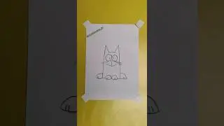 Draw a cat #drawing #draw #art #paint #painting #shorts #easydrawing