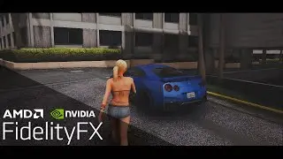 GTA 5 ▶ 2021 GRAPHICS [GTX 1070] ✪ NaturalVision • QuantV 3.0 • RTGI Reshade • AMD FidelityFX FSR ✪