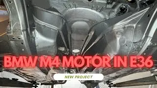 Projekt E36 M4 🤯🤯 Unterboden Trockeneis strahlen Projekt Vorstellung l Maximilian Kurz