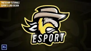 How to Make eSports Logo with Photoshop | Mascot Gaming Logo