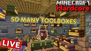 Filling so MANY TOOLBOXES in Hardcore Create Minecraft Survival Let's Play