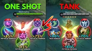 Granger One Shot Build vs Granger Tank Build - Build Top 1 Global Granger ~ MLBB