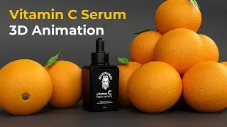 Vitamin C Serum | Cosmetic | Commercial 3D Animation