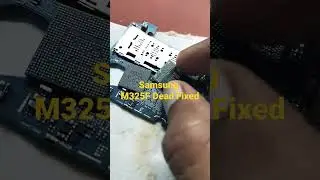 Samsung M325F Dead Fixed CPU EMMC Reball Fix