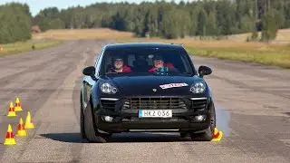Porsche Macan behaving strangely in moose test