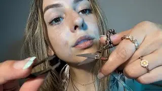 ASMR Plucking and Snipping 😴 (soft spoken)