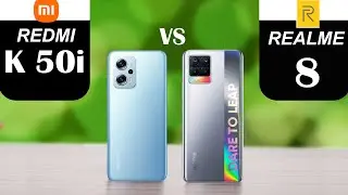 Realme 8 vs redmi k50i