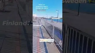 #jalan2 #swedia #finland Jalan Jalan Ke perbatasan negara Finland dan Swedia