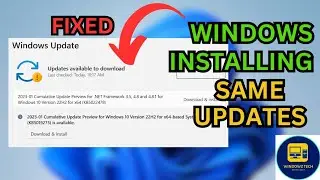 How to Fix Windows Keeps Installing the Same Updates Windows 10/11