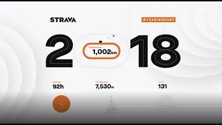 My year in sport (Strava - 2018)