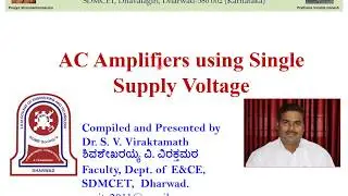 AC Amplifiers using Single Supply Voltage