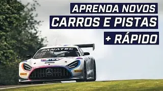 Como se adaptar mais rápido a carros e pistas no simulador