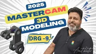 Mastercam 2025 3D Modeling tutorials in Hindi | Mastercam 2025 cnc programming | mastercam tutorials