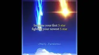Imagine your first 5 star fighting your newest 5 star | #genshinimpact | #genshinimpactedit