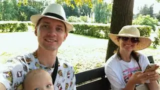 Великий Новгород с нашими близнецами.