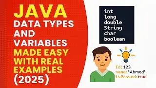 Java Data Types & Variables Explained  Student Info Example for Beginners (2025 Tutorial)