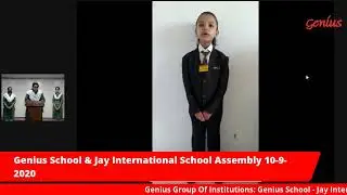 Genius School & Jay International School Assembly 10-9-2020