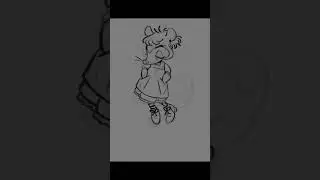 Speedpaint -- Drawing myself as a silly lil opossum